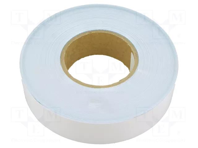 Tape: heat transfer; W: 38.1mm; L: 50m; Thk: 0.25mm; 0.6W/mK; white 3M 3M-8810-38.1-50