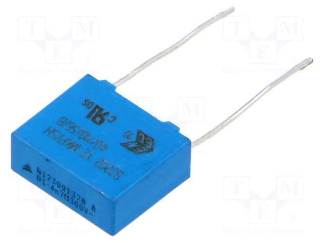 Capacitor: polypropylene; Y2; 4.7nF; 1.5kVDC; 300VAC; 13x11x5mm EPCOS / TDK B32021A3472M289