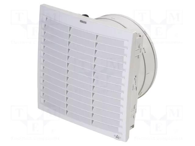 Fan: AC; axial; 115VAC; 332x189x291mm; 703m3/h; 62dBA; ball; IP54 STEGO 01884.9-00