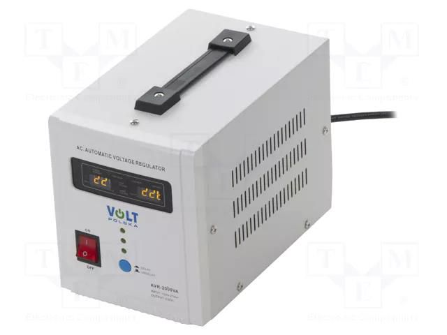 Automatic voltage stabiliser; Usup: 150÷270VAC; Uout: 230VAC VOLT POLSKA 5AVR2000SE