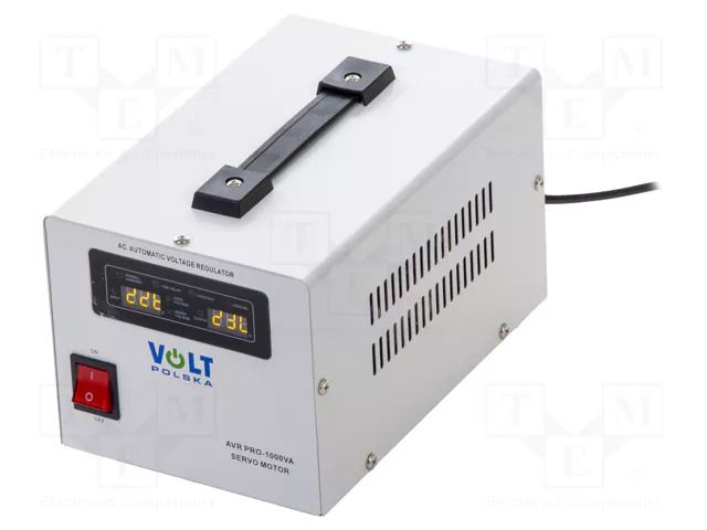 Automatic voltage stabiliser; Usup: 130÷260VAC; Uout: 230VAC VOLT POLSKA 5AVRZP1000