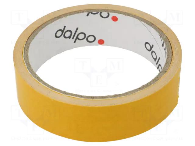 Fastening tape; double-sided; W: 24mm; L: 10m; Adhesive: acrylic EUROTAPE DALPO-25/10