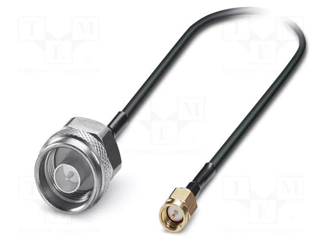 Cable; N male,SMA male; FRNC; shielded connectors; black; 0.5m PHOENIX CONTACT 1340139