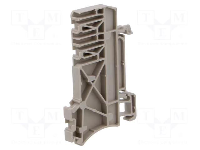 End/partition plate; beige; wemid; 5.08mm WEIDMÜLLER ZAP/TWZIA1.5/3L