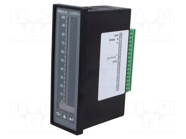 Meter: programmable; digital,mounting; on panel; LED; 4 digit LUMEL NA5PLUS-MGU10400E1