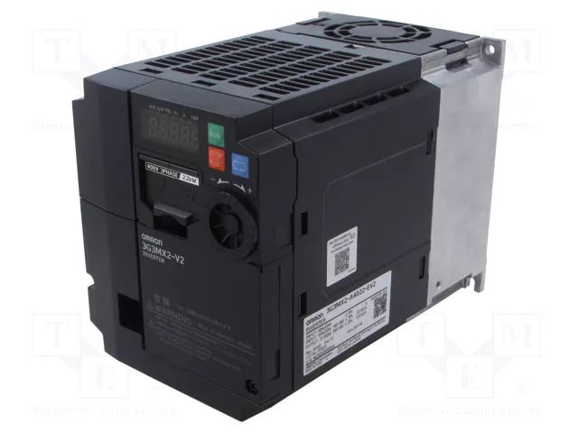 Vector inverter; 2.2/3kW; 3x380÷480VAC; for wall mounting; IN: 10 OMRON 3G3MX2-A4022-EV2