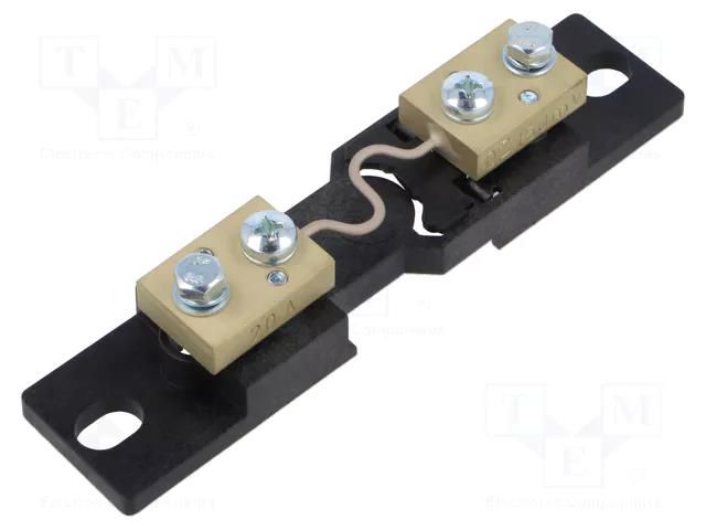 Current shunt; 20A; Class: 0.2; 150mV; for DIN rail mounting LUMEL B3-15020A0A01A1M0