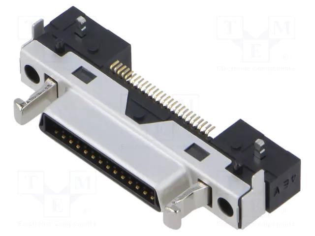 Connector: D-Sub; PIN: 27; socket; male; THT; Locking: with latch; DH HIROSE DH60A-27P
