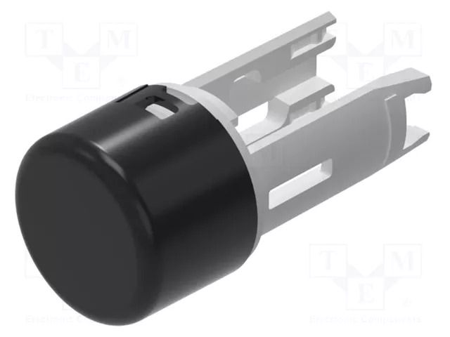 Actuator lens; 18; black; plastic; Ø7.5mm EAO 18-932.0