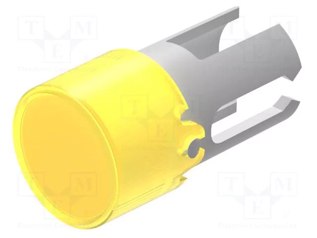 Lamp lens; 19; yellow; plastic; Ø7.3mm EAO 19-931.4