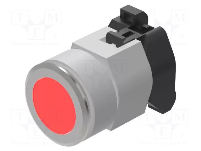 Switch: push-button; 30mm; Stabl.pos: 1; red; IP65; witout symbol EAO 704.032.218