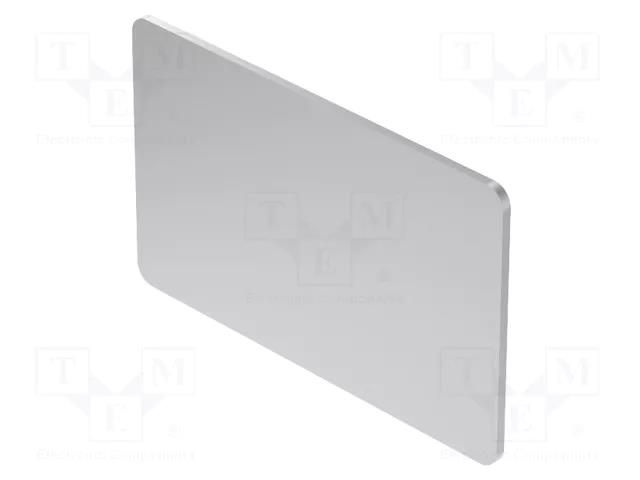 Description label; OptoHiT; 18x35mm; aluminium EAO 704.968.4