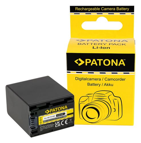 PATONA Battery f. Sony HDR-CX110 HDR-CX170 NP-FV30 NP-FV50 NP-FV100, PATONA 1118 4260284323035