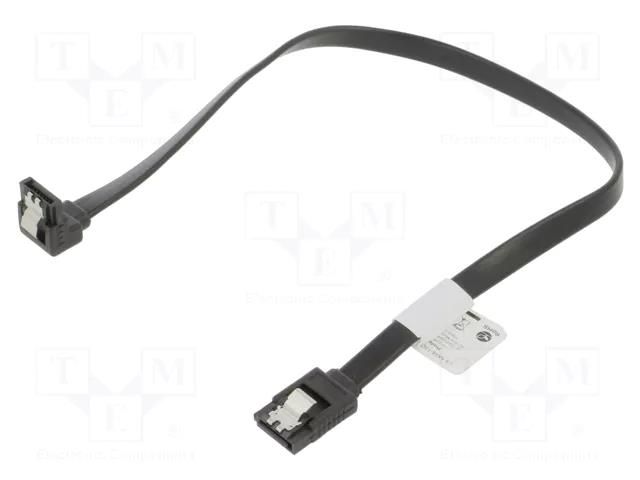 Cable: SATA; SATA plug,SATA plug angled; 0.3m; black; Core: Cu LANBERG CA-SASA13CU-0030BK