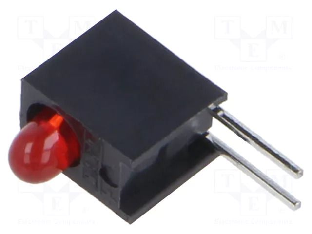LED; in housing; 3mm; No.of diodes: 1; red; 20mA; Lens: diffused MARL 113-305-04