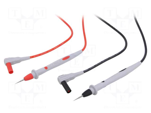 Test leads; Inom: 3A; Len: 1.2m; test leads x2; red and black KEYSIGHT 34133A