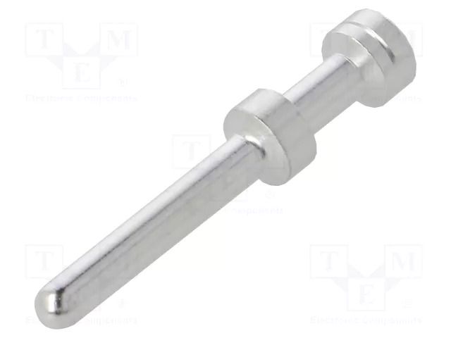 Contact; male; CC; copper alloy; silver plated; 0.75mm2; 18AWG ILME CCMA0.7