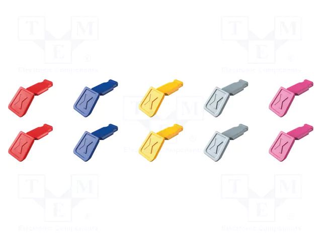 Markers; mix colours; 10pcs; for pliers KNIPEX KNP.006110CV01