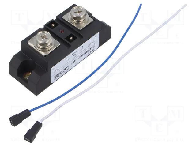 Relay: solid state; Ucntrl: 4÷32VDC; 200A; 44÷480VAC; SSR-Z QLT POWER SSR-20048ZD3B