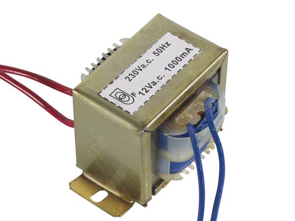 OPEN-FRAME TRANSFORMER 12 VA 1 x 12 V~ 1000 mA max. 112012C 5410329337827; 5410329523930