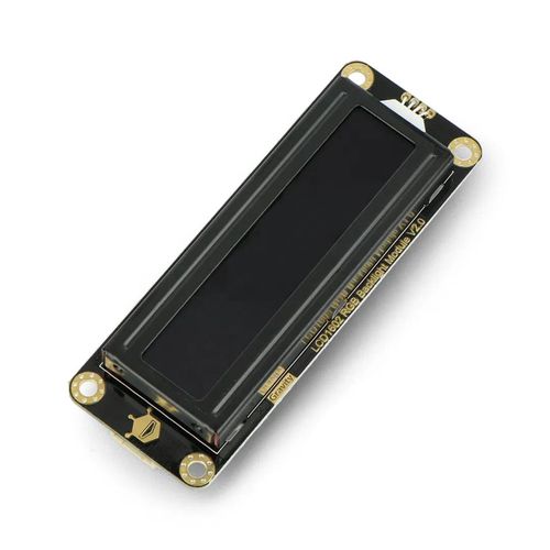DFRobot Gravity - 2x16 I2C LCD display - black with RGB backlight DFR-12360