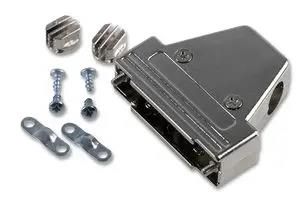 BACKSHELL, METALLISED PLASTIC, 15WAY MHTRI-M-15-K