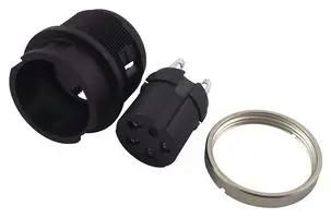 SOCKET, PANEL, 4WAY 99 0612 00 04