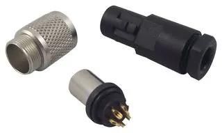 CIRCULAR CONNECTOR, PLUG, 5 WAY, CABLE 99 0413 00 05