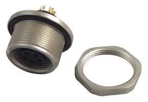 CIRCULAR, RECEPTACLE, 5 WAY, PANEL 09 0416 80 05