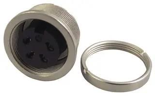 CIRCULAR, RECEPTACLE, 4 WAY, PANEL 09 0312 00 04