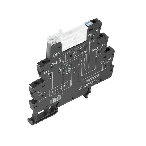 Relay module, 230 V UC ±10%, Green LED, Rectifier, 1 CO contact (AgNi) , 250 V AC, 6 A, Screw connection Weidmuller 1122820000 04032248904907