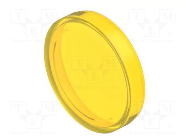 Actuator lens; OptoHiT; yellow; plastic; Ø23.7mm EAO 704.602.4