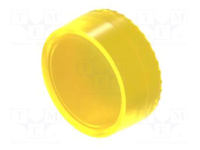 Actuator lens; OptoHiT; yellow; plastic; Ø23.7mm EAO 704.611.4