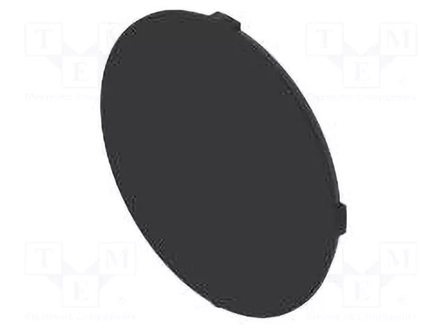 Cover; OptoHiT; black; plastic; Ø20mm EAO 704.609.0