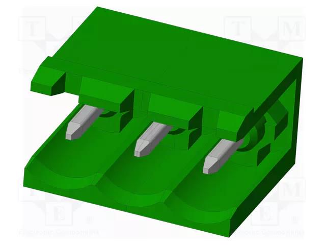Connector: pluggable terminal block; socket; male; OQ; 20A; 300V AMPHENOL ANYTEK OQ0370510000G