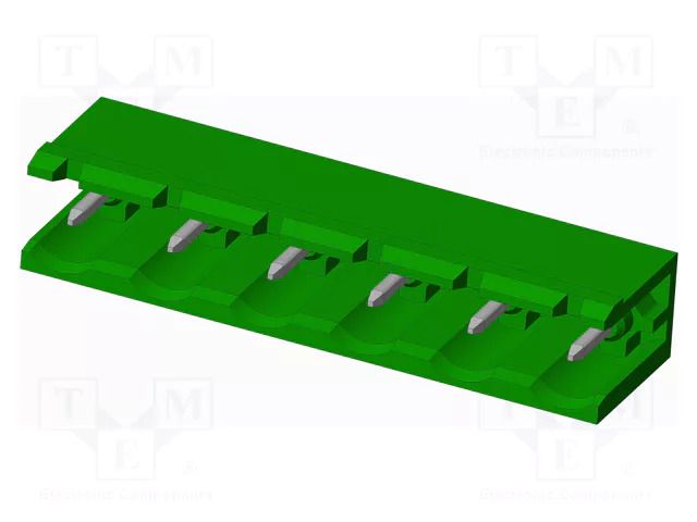 Connector: pluggable terminal block; socket; male; OQ; PIN: 6; open AMPHENOL ANYTEK OQ0600510100G