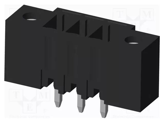 Connector: pluggable terminal block; socket; male; OQ; 10A; 300V AMPHENOL ANYTEK OQ031500D000G