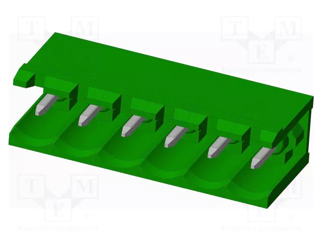 Connector: pluggable terminal block; socket; male; OQ; 20A; 300V AMPHENOL ANYTEK OQ0670510000G