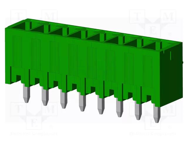 Connector: pluggable terminal block; socket; male; OQ; 10A; 300V AMPHENOL ANYTEK OQ0812500000G