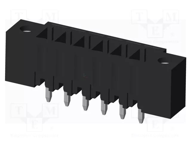 Connector: pluggable terminal block; socket; male; OQ; 10A; 300V AMPHENOL ANYTEK OQ061500D000G