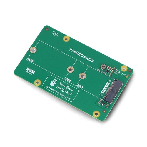 Pineboards HatDrive! Bottom - PCle adapter for NVMe 2230, 2242, 2280 for Raspberry Pi 5 PIB-24731 5906268918017