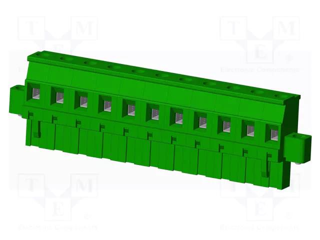 Pluggable terminal block; 7.5mm; angled 90°; plug; female; 2.5mm2 AMPHENOL ANYTEK TS11A15C0000G