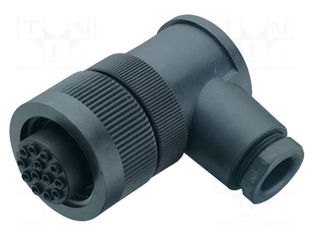 Connector: circular; 400V; 20A; PIN: 5; plug; female; screw terminal BINDER 99-0710-70-05