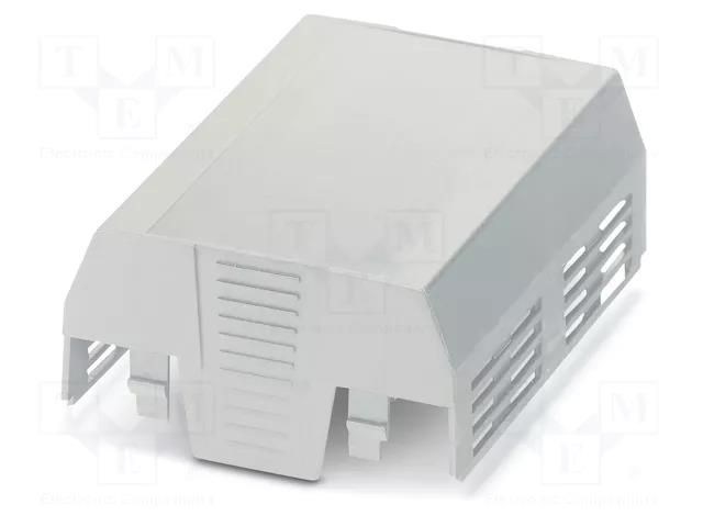 Cover; for enclosures; UL94HB; EH 90 FLAT; ABS; grey; 90mm PHOENIX CONTACT PH-2201777