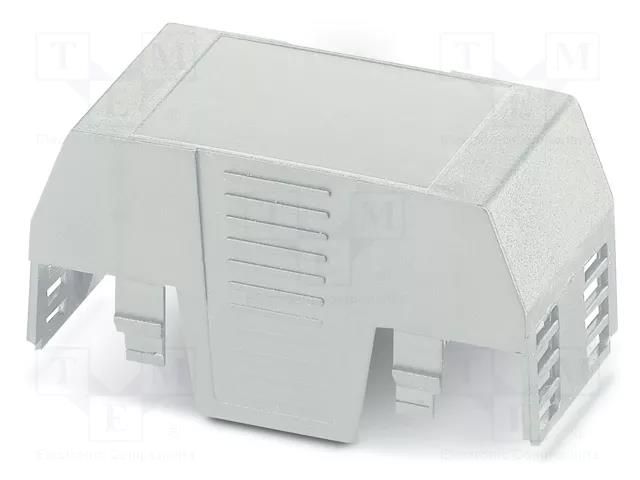 Cover; for enclosures; UL94HB; EH 35 FLAT; ABS; grey; 35mm PHOENIX CONTACT PH-2201832