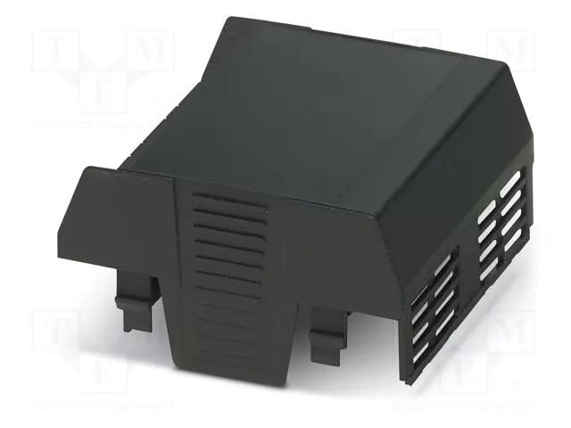 Cover; for enclosures; UL94HB; EH 70 FLAT; ABS; black; 70mm PHOENIX CONTACT PH-2201824