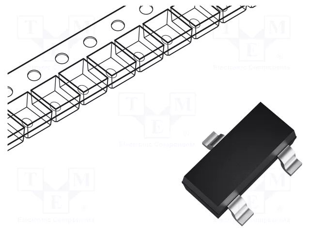 Diode: TVS array; 34V; unidirectional; SOT23; Ch: 2; reel,tape DIODES INCORPORATED DESD32VS2SO-7