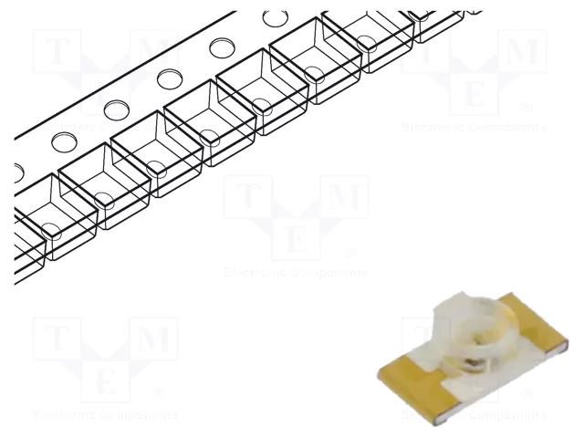 LED; green; SMD; 3216; 55÷100mcd; 2.1÷2.5VDC; 3.2x1.6x1.1mm; 70° KINGBRIGHT ELECTRONIC KPTL-3216CGCK-01