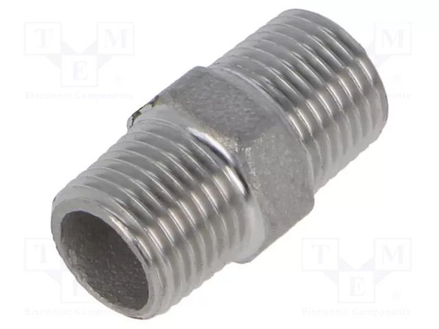 Nipple; threaded,straight; max.10bar; 20mm PNEUMAT 2000-1/8-ES