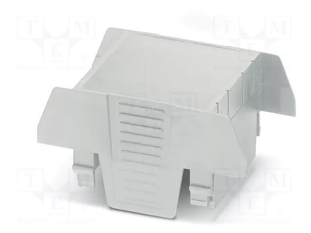Cover; for enclosures; UL94HB; EH 45 FLAT; ABS; grey; 45mm PHOENIX CONTACT PH-2201770